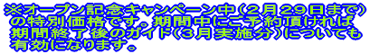 I[vLOLy[iQQX܂Łj<BR> @ʉiłBԒɂ\񒸂ΊԏI<BR> @KChiR{jɂĂLɂȂ܂B 